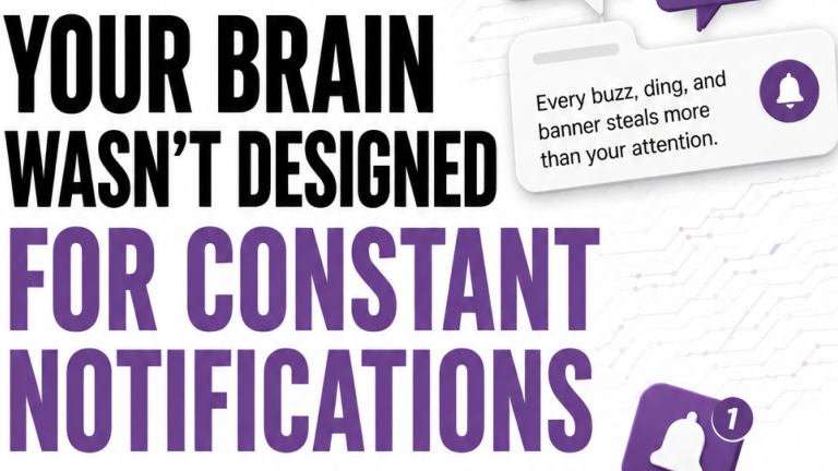 Your Brain Wasnt Designed for Constant Notifications